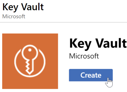 Selecting Key Vault