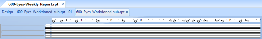 Collapsed Crystal Reports