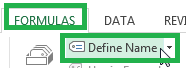 Click Define Name
