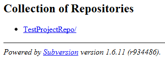 SVN Repository working with a list of repositories
